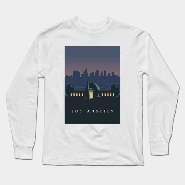 Los Angeles Long Sleeve T-Shirt by Zakaria Azis